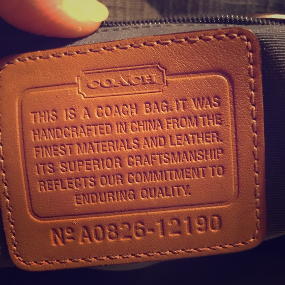 Bags, Coach Denim Hobo Shoulder Bag. - Picture 3 of 6